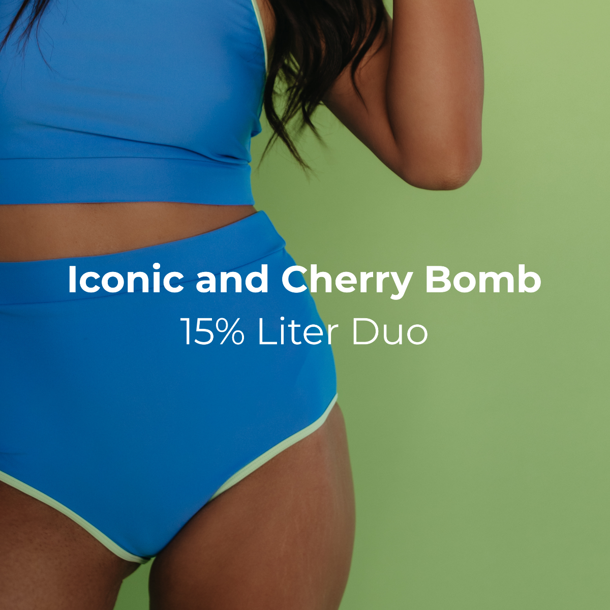 iconic cherry bomb liter duo, professional spray tan solution bundle, sunless tanning liter