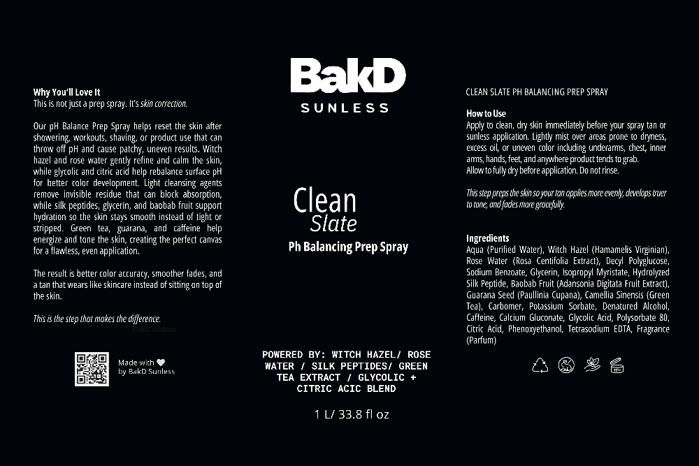 clean slate ph balancing preparatory spray